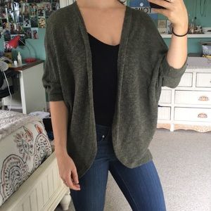 Army Green Cardigan